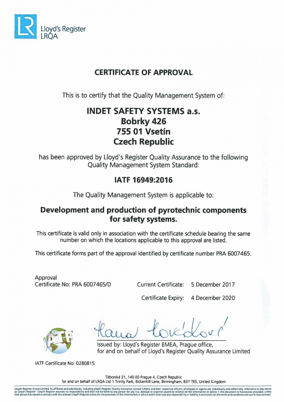 TRANSITION AUDIT ACCORDING TO IATF 16949:2016...